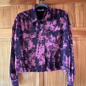 The dye cropped shirt